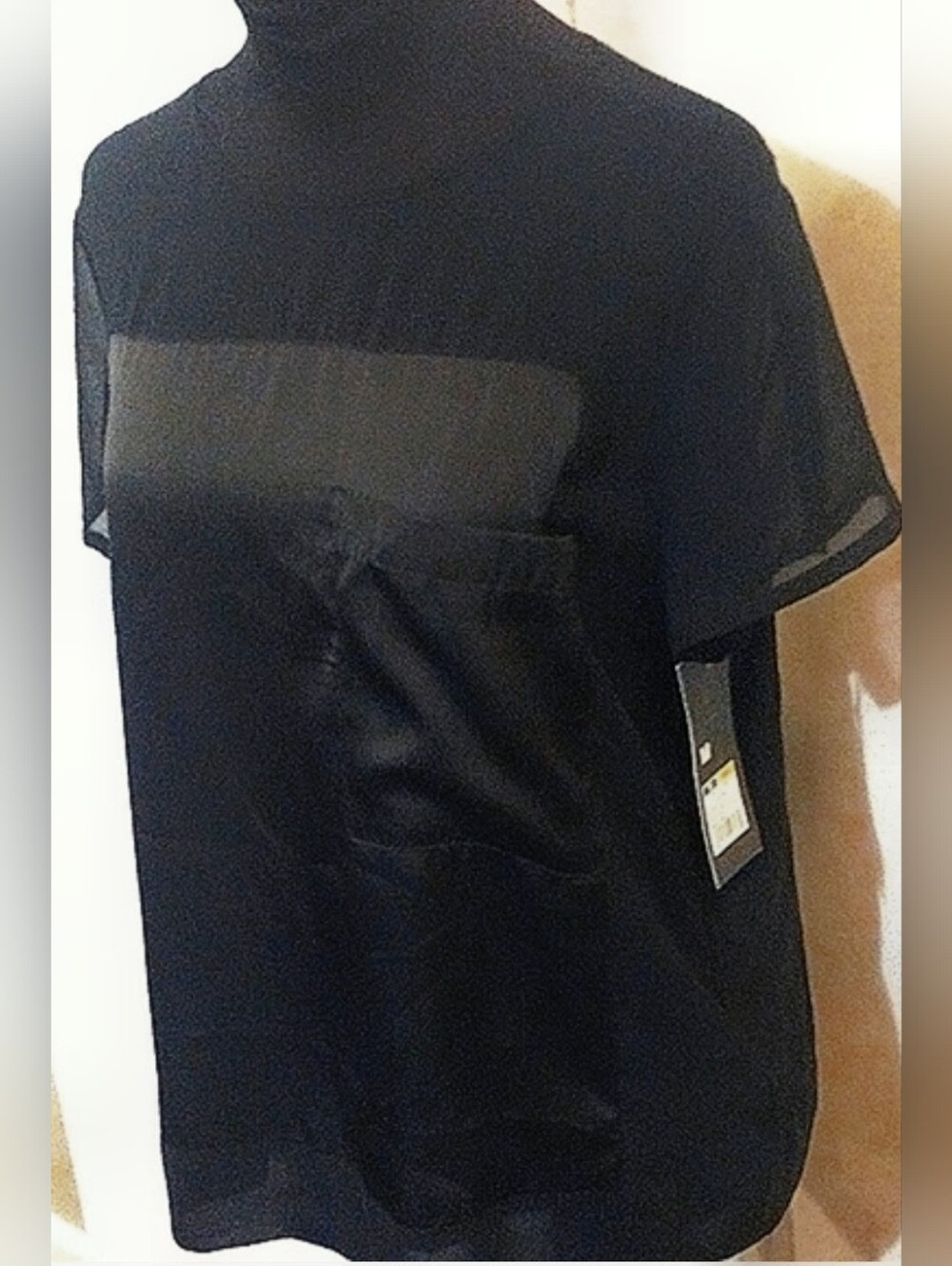 💜5/$25💜 NWT Short Sleeve with some sheer parts